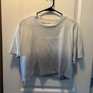 Under Armour Light Blue Ombre Crop Top